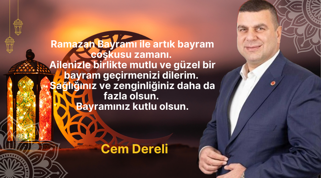 Cem Dereli Bayram Mesajı