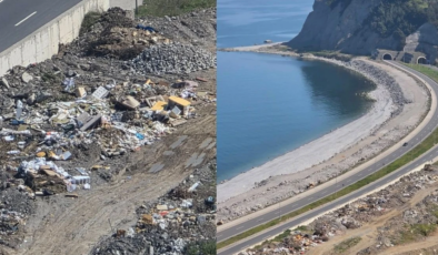 KİLİMLİ SAHİL YOLU RESMEN ÇÖPLÜĞE ÇEVRİLDİ!