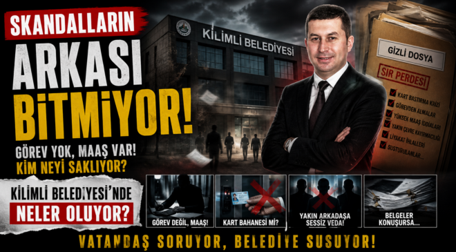 KART BASTIRMA BAHANESİ Mİ? KİLİMLİ BELEDİYESİ’NDE PERDE ARKASI İDDİALAR