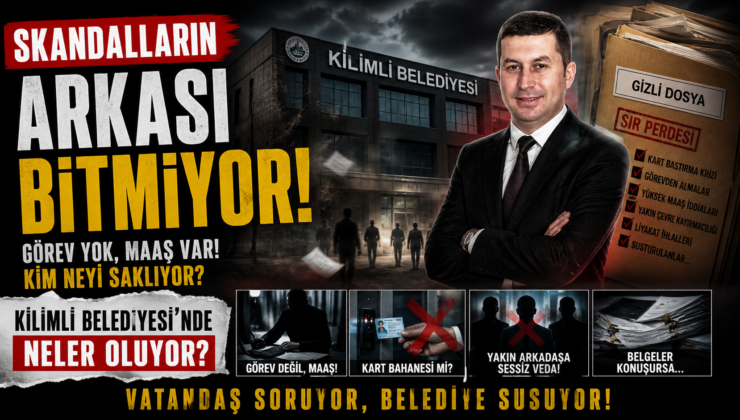 KART BASTIRMA BAHANESİ Mİ? KİLİMLİ BELEDİYESİ’NDE PERDE ARKASI İDDİALAR