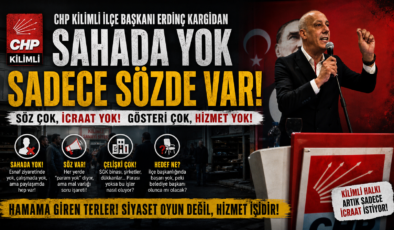 KARGİDAN SAHADA YOK, SADECE SÖZDE VAR!