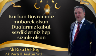 Ali Rıza Bektaş Bayram Mesajı