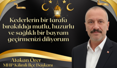 Atakan Örer Bayram Mesajı