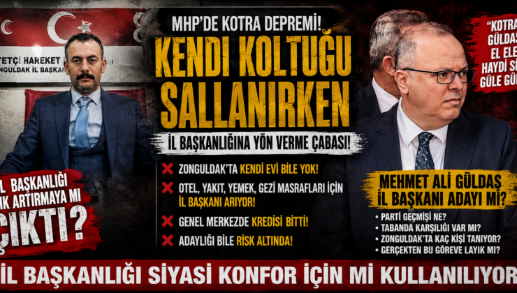 MHP KULİSLERİNDE KOTRA DEPREMİ!