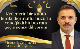 Mustafa Çağlayan Bayram Mesajı