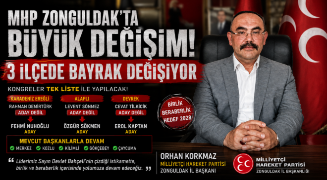 MHP Zonguldak’ta Kritik Karar! Kongreler Tek Listeyle