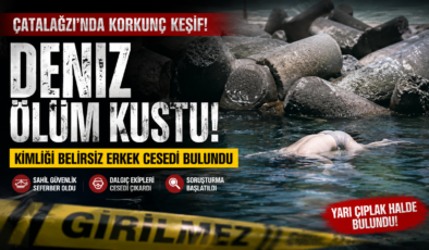 ÇATALAĞZI SAHİLİNDE ESRARENGİZ ÖLÜM!