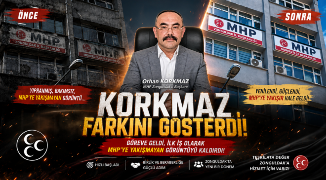 KORKMAZ FARKINI GÖSTERDİ!