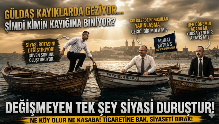 GÜLDAŞ HANGİ KAYIKTA? SİYASETİN RÜZGÂRI NEREYE ESERSE ORAYA MI?