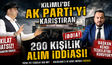 KİLİMLİ’DE “TEŞKİLAT DEĞİL, BAŞKANIN EKİBİ” İDDİASI!
