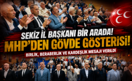 ÜÇ HİLAL ALTINDA TARİHİ BULUŞMA! SEKİZ İL BAŞKANI BİR ARADA