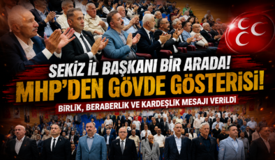ÜÇ HİLAL ALTINDA TARİHİ BULUŞMA! SEKİZ İL BAŞKANI BİR ARADA