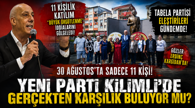 KİLİMLİ’DE YENİ PARTİ’YE 30 AĞUSTOS ŞOKU!