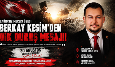 BERKAY KESİM’DEN 30 AĞUSTOS MESAJI