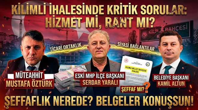 MİLLET BAHÇESİ Mİ, RANT BAHÇESİ Mİ?