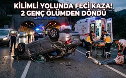 KİLİMLİ YOLUNDA FECİ KAZA! 2 GENÇ ÖLÜMDEN DÖNDÜ