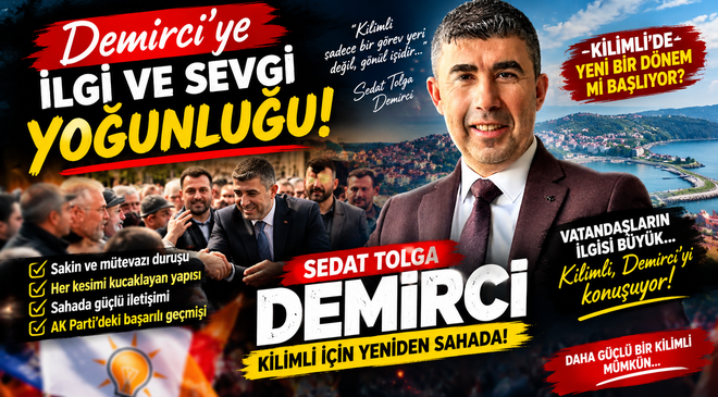 DEMİRCİ’YE İLGİ VE SEVGİ YOĞUNLUĞU!