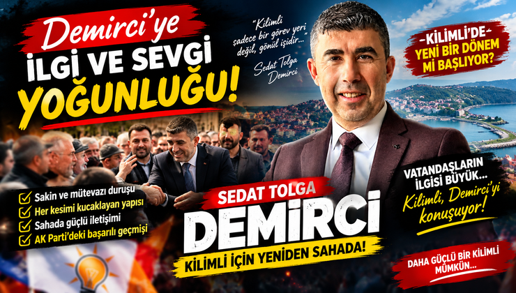 DEMİRCİ’YE İLGİ VE SEVGİ YOĞUNLUĞU!