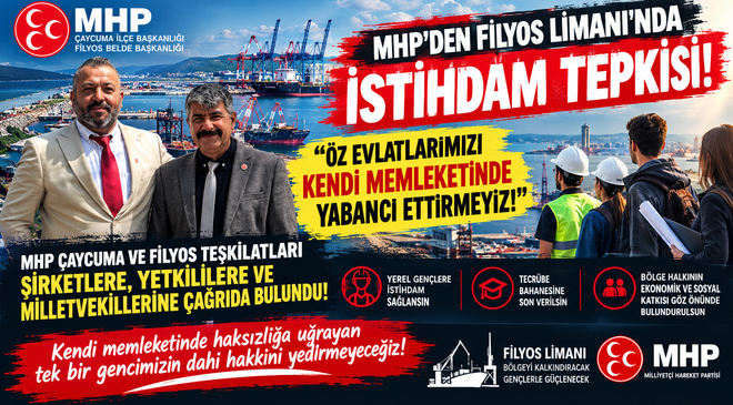 MHP: “ÖZ EVLATLARIMIZI YABANCI ETTİRMEYİZ!”