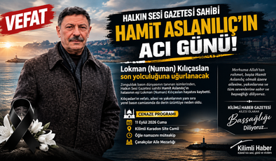 HALKIN SESİ GAZETESİ SAHİBİ HAMİT ASLANILIÇ’IN ACI GÜNÜ