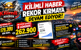 KİLİMLİ HABER REKOR KIRIYOR! 8 GÜNDE 262 BİN 900 OKUNMA!