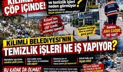 KİLİMLİ ÇÖP İÇİNDE! BELEDİYE BAŞKANI VE TEMİZLİK İŞLERİ NE İŞ YAPIYOR?