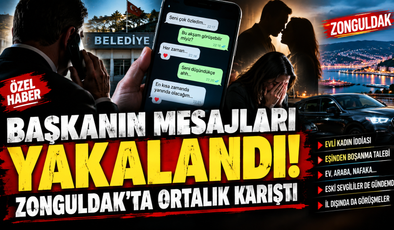 BAŞKANIN MESAJLARI YAKALANDI! ZONGULDAK’TA ORTALIK KARIŞTI