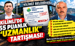 KİLİMLİ’DE 55 PUANLIK “UZMANLIK” TARTIŞMASI!