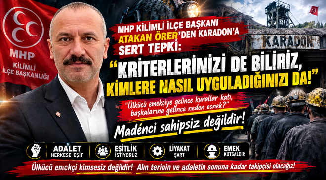 ÖRER’DEN SERT TEPKİ: “KRİTERLERİNİZİ DE BİLİRİZ, KİMLERE NASIL UYGULADIĞINIZI DA!”