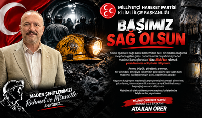 ATAKAN ÖRER’DEN TAZİYE MESAJI: “ACIMIZ BÜYÜK, YÜREĞİMİZ YANIYOR!”