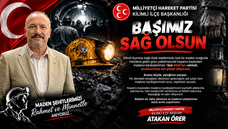 ATAKAN ÖRER’DEN TAZİYE MESAJI: “ACIMIZ BÜYÜK, YÜREĞİMİZ YANIYOR!”
