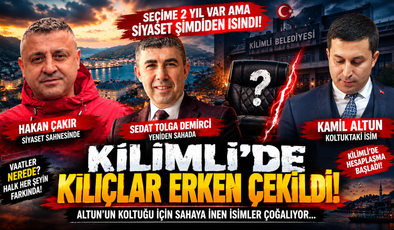 KİLİMLİ’DE KILIÇLAR ERKEN ÇEKİLDİ!