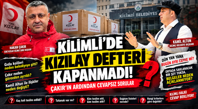 KİLİMLİ’DE KIZILAY DEFTERİ KAPANMADI!