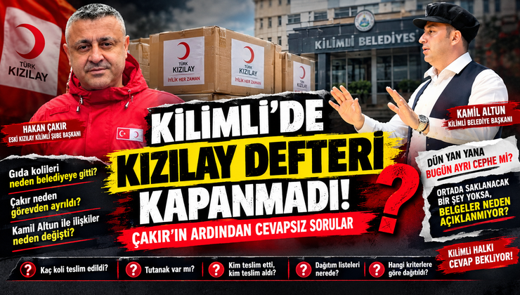 KİLİMLİ’DE KIZILAY DEFTERİ KAPANMADI!