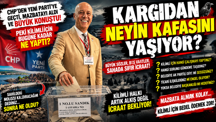 KARGIDAN NEYİN KAFASINI YAŞIYOR?
